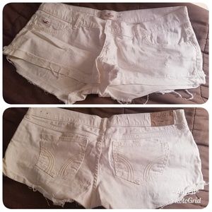 Pure White Short Shorts